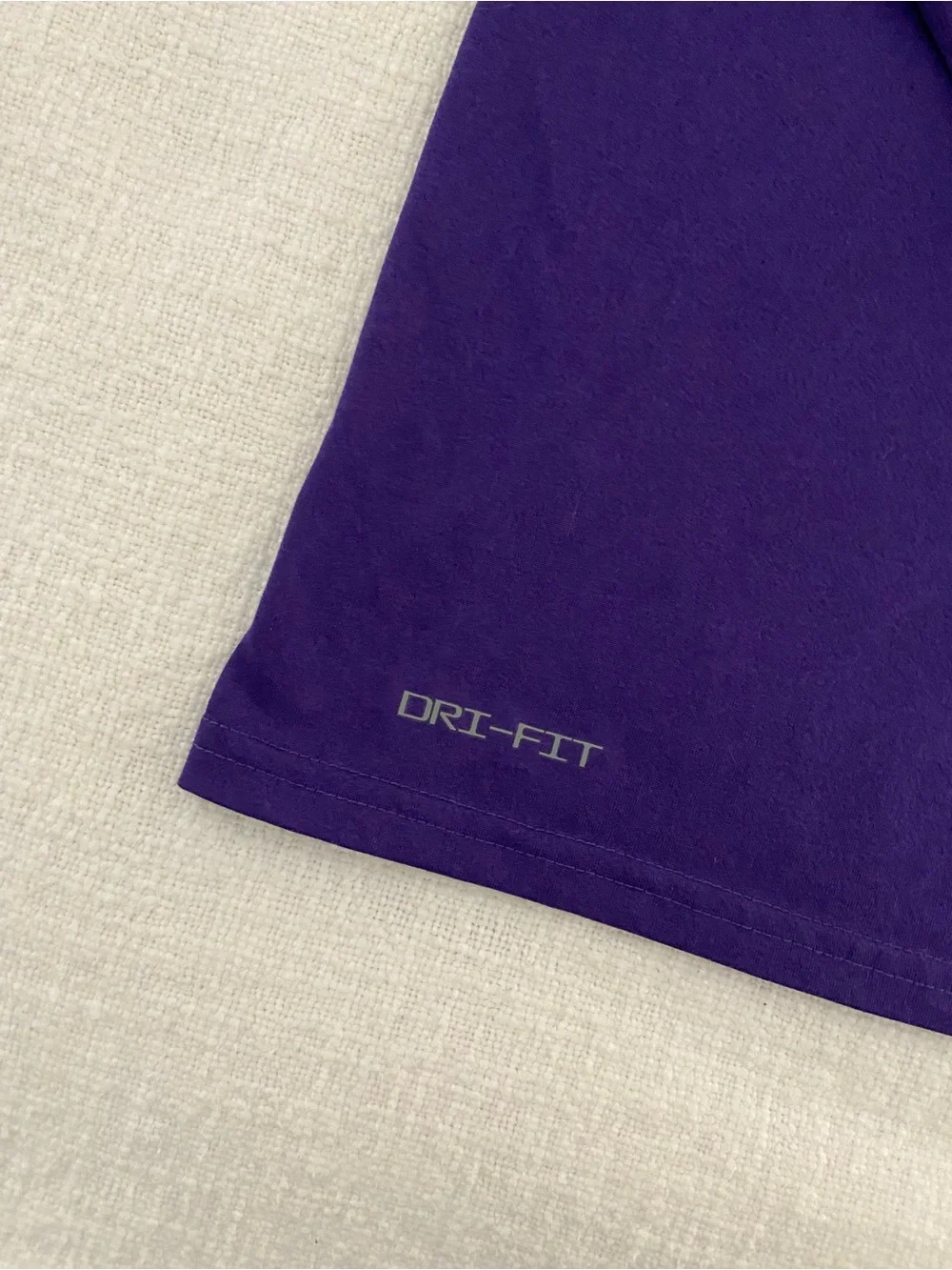 Nike Men's “The Nike Tee” Purple Dri-FIT Legend Long Sleeve Tee - Medium